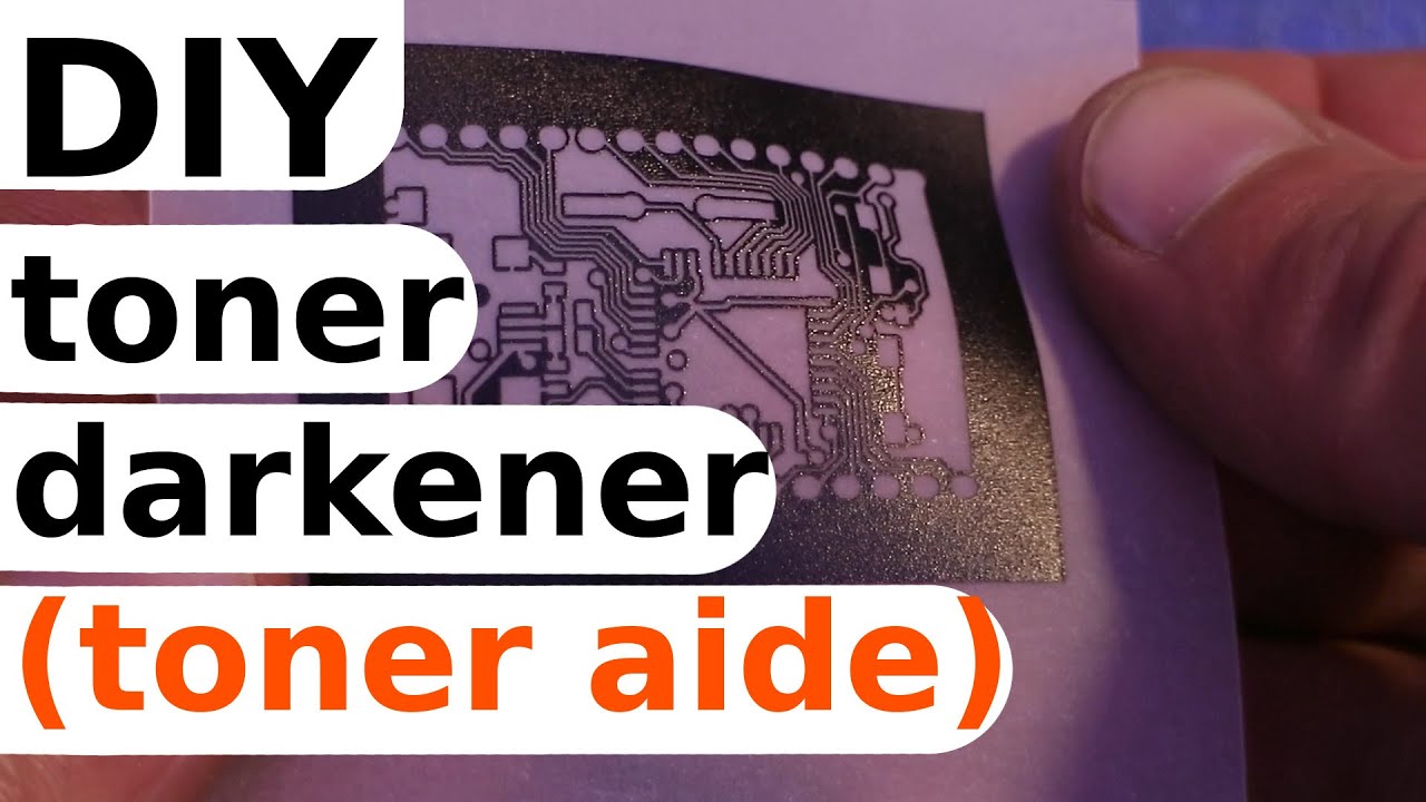 DIY toner darkener (toner aide) - increases template contrast!
