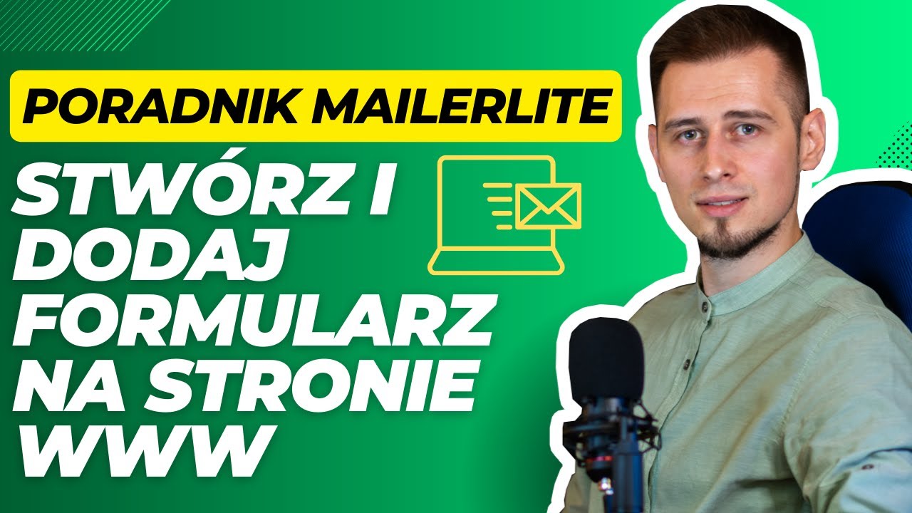MailerLite newsletter - jak stworzyć formularz i dodać go do strony na Wordpress, Elementor. Cz.1