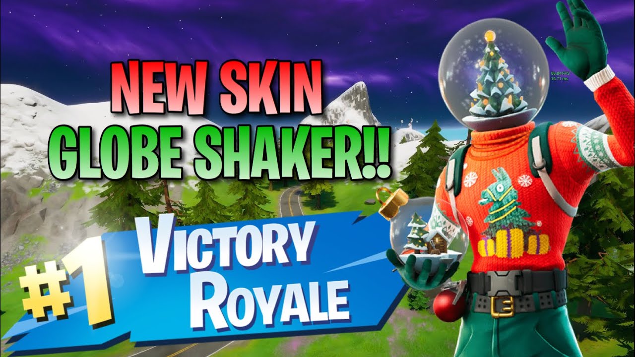 New Globe Shaker Skin!! 10 Elims!! - Fortnite: Battle Royale Gameplay