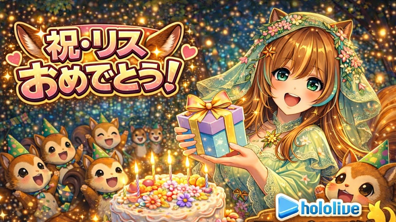ナッツパーティー！｜「無敵☆本気だサバイバー！」オール100コード【歌詞付き／フル音源】こえのアルバム【アユンダ・リス 生誕祭記念ソング】