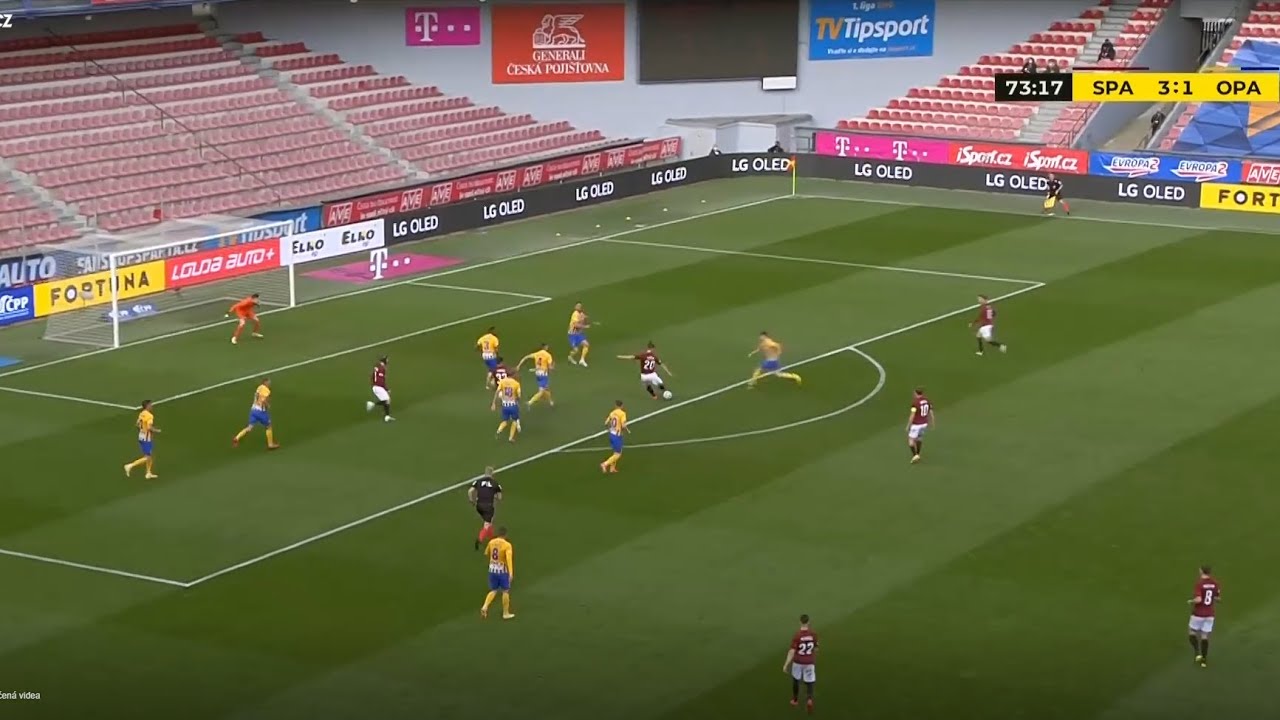 SESTŘIH: Sparta - Opava 4:2 25.4. 2021