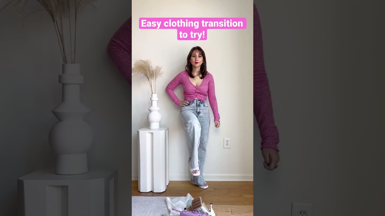 Clothes transition tutorial | how to create a clothing transition | outfit transition