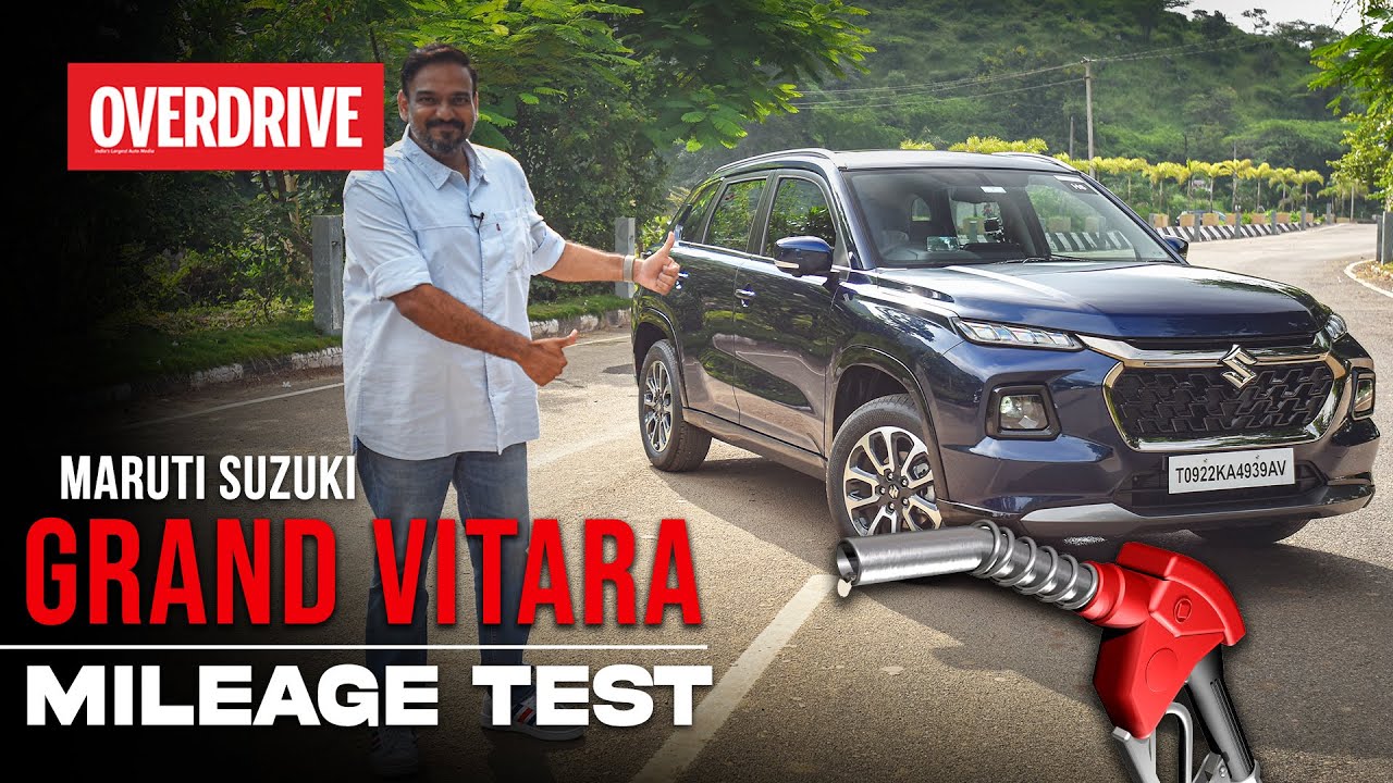 Mileage test: Maruti Suzuki Grand Vitara Strong Hybrid vs Mild Hybrid | OVERDRIVE