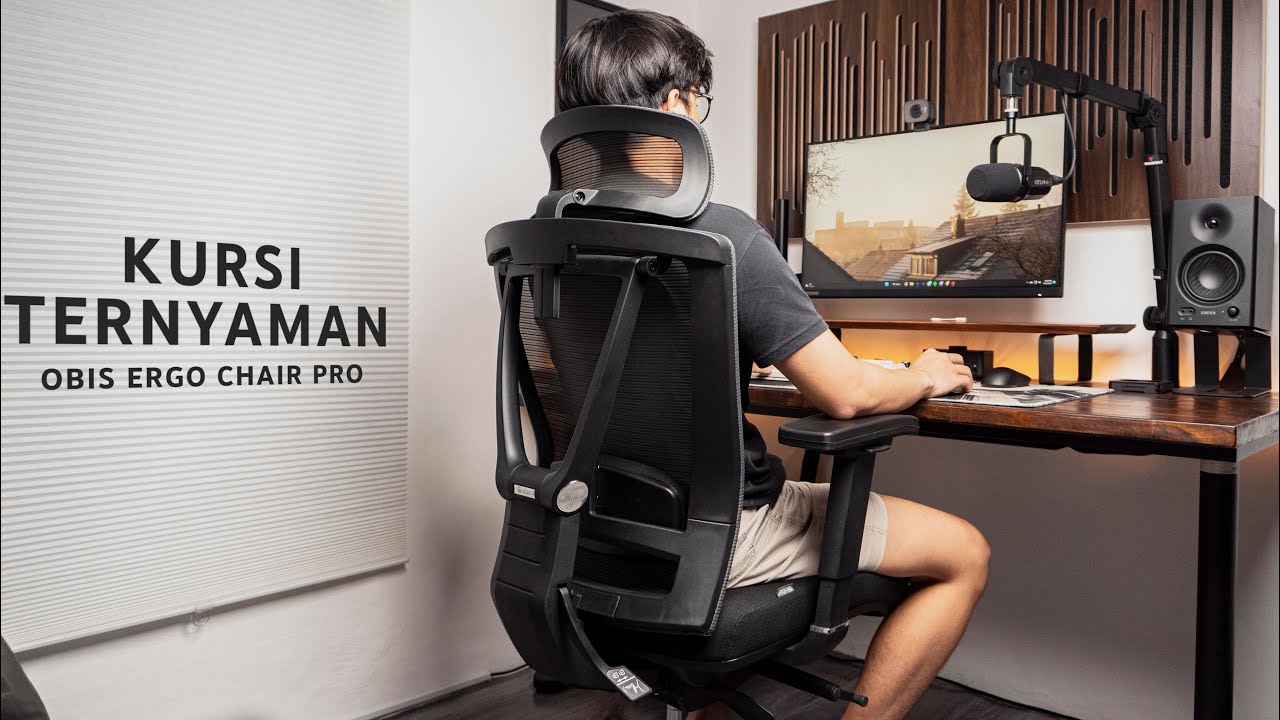 Bikin Setup Makin Elegean dengan Kursi Kerja Terbaik dari UDESK | Review OBIS Ergochair Pro