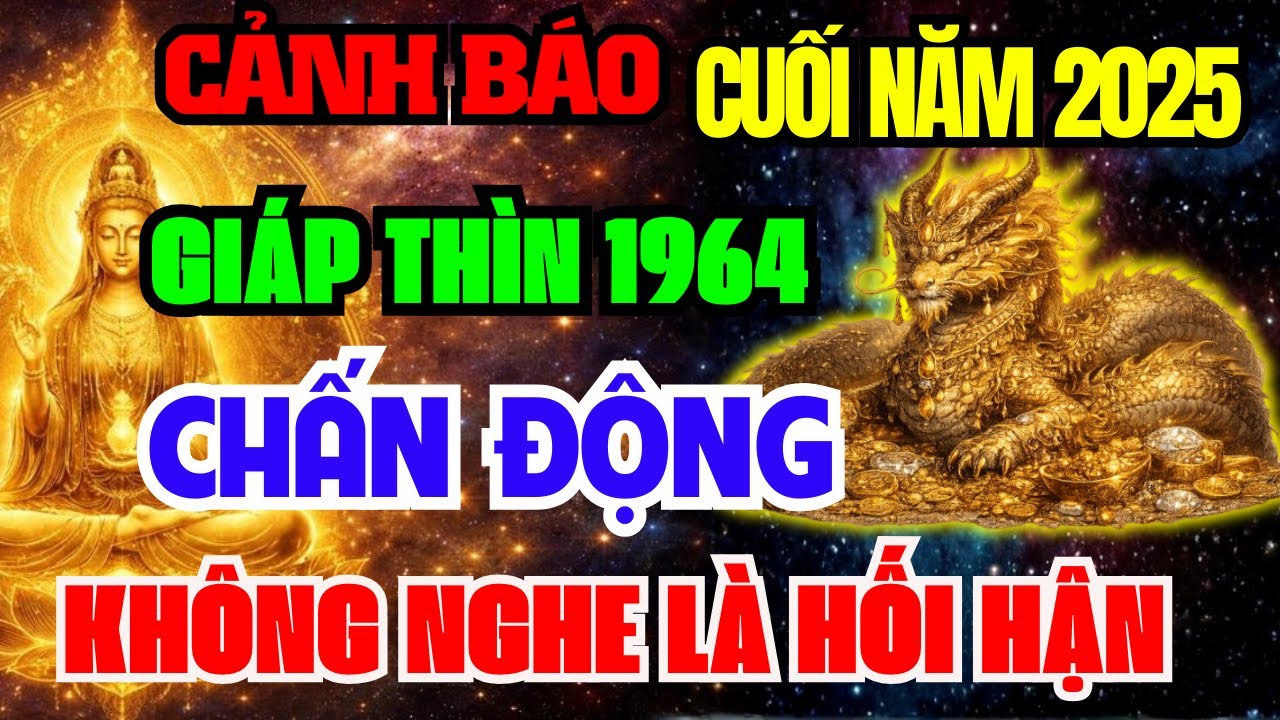 Sự Thật Chấn Động: Giáp Thìn 1964 Cuối Năm 2025 - 3 BIẾN SỐ ĐỊNH MỆNH, Xem Ngay Kẻo Hối Hận