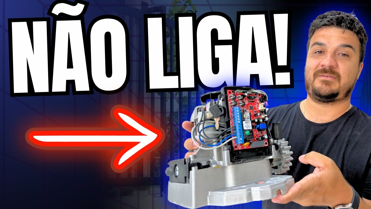 Motor de Portão NÃO LIGA? Veja o que pode ser (e como resolver!)