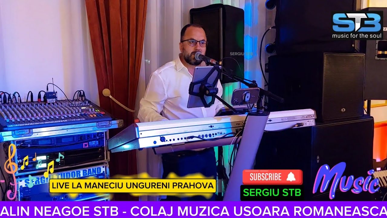 ALIN NEAGOE STB - MUZICA USOARA ROMANEASCA LIVE LA MANECIU UNGURENI PRAHOVA