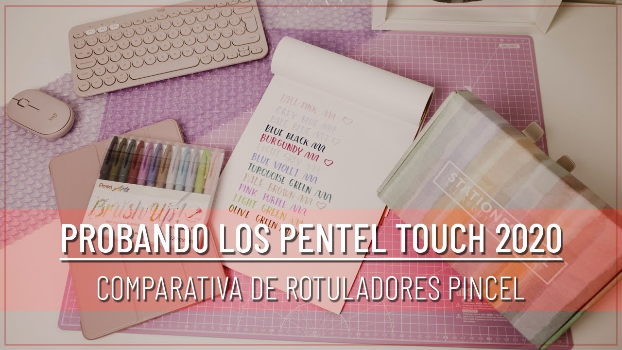 PENTEL BRUSH SIGN PEN | Nuevos COLORES 2020 | COMPARATIVA DE ROTULADORES PINCEL
