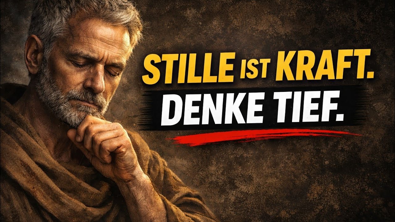 Sei still. Denke tief. Gewinne leise. | Die stoische Denkweise, die dich innerlich stärker macht“