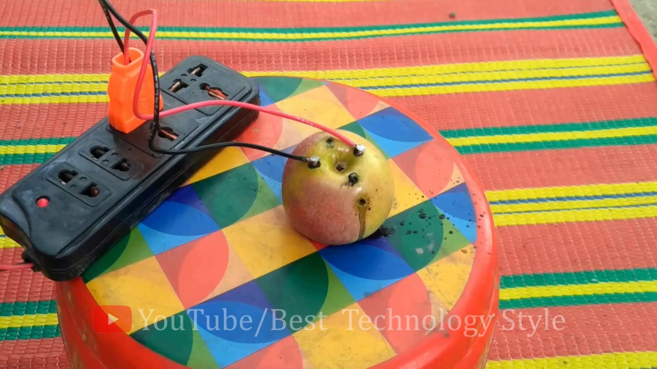 High Voltage Experiment   Apple Vs High Volteage