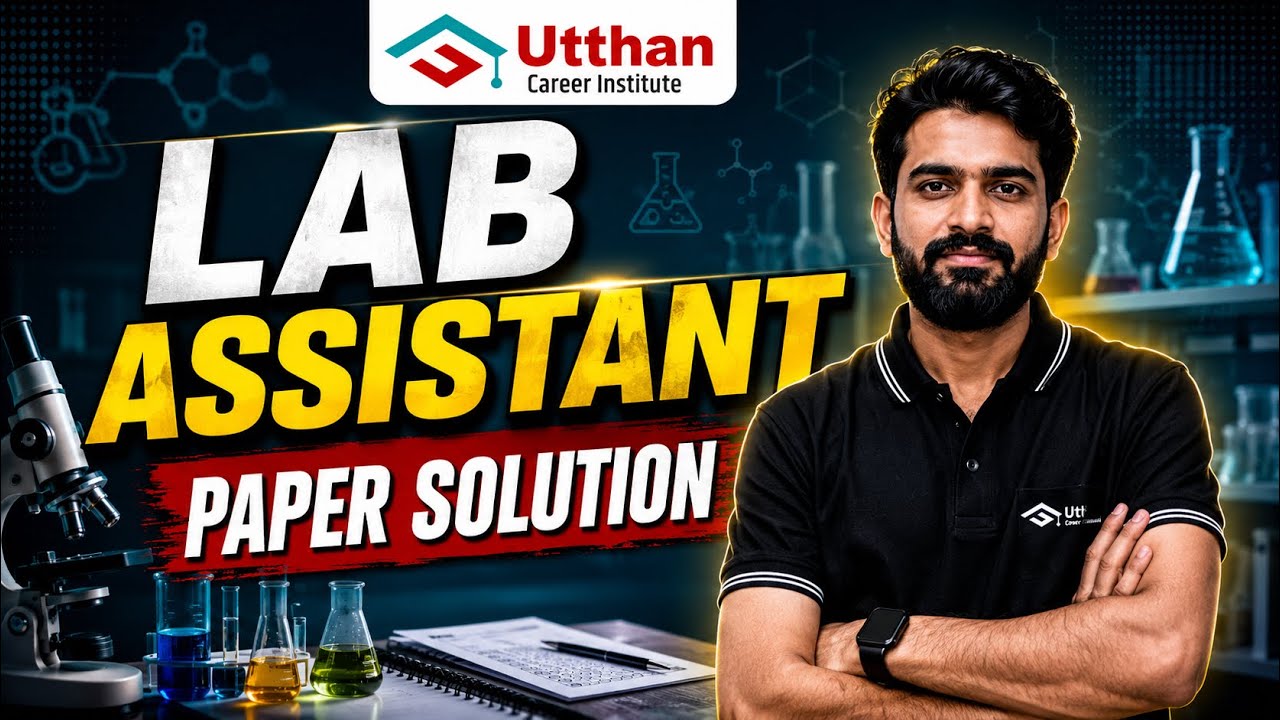 LAB ASSISTANT PAPER SOLUTION 2026 SCIENCE