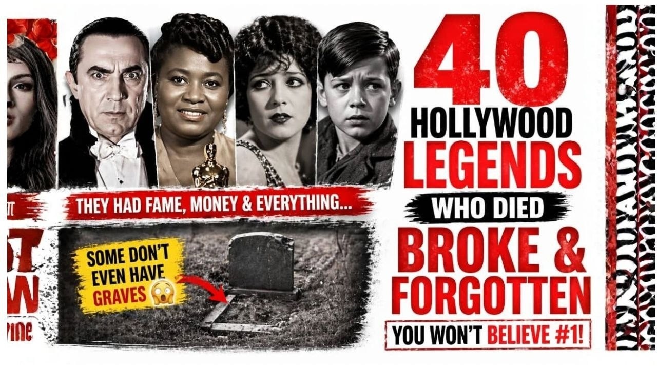 40 Hollywood Legends Who Died BROKE & Forgotten😳
