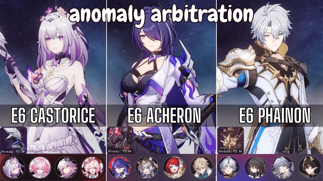 E6 Acheron | E6 Castorice | E6 Phainon | Anomaly Arbitration | Honkai star rail 3.8