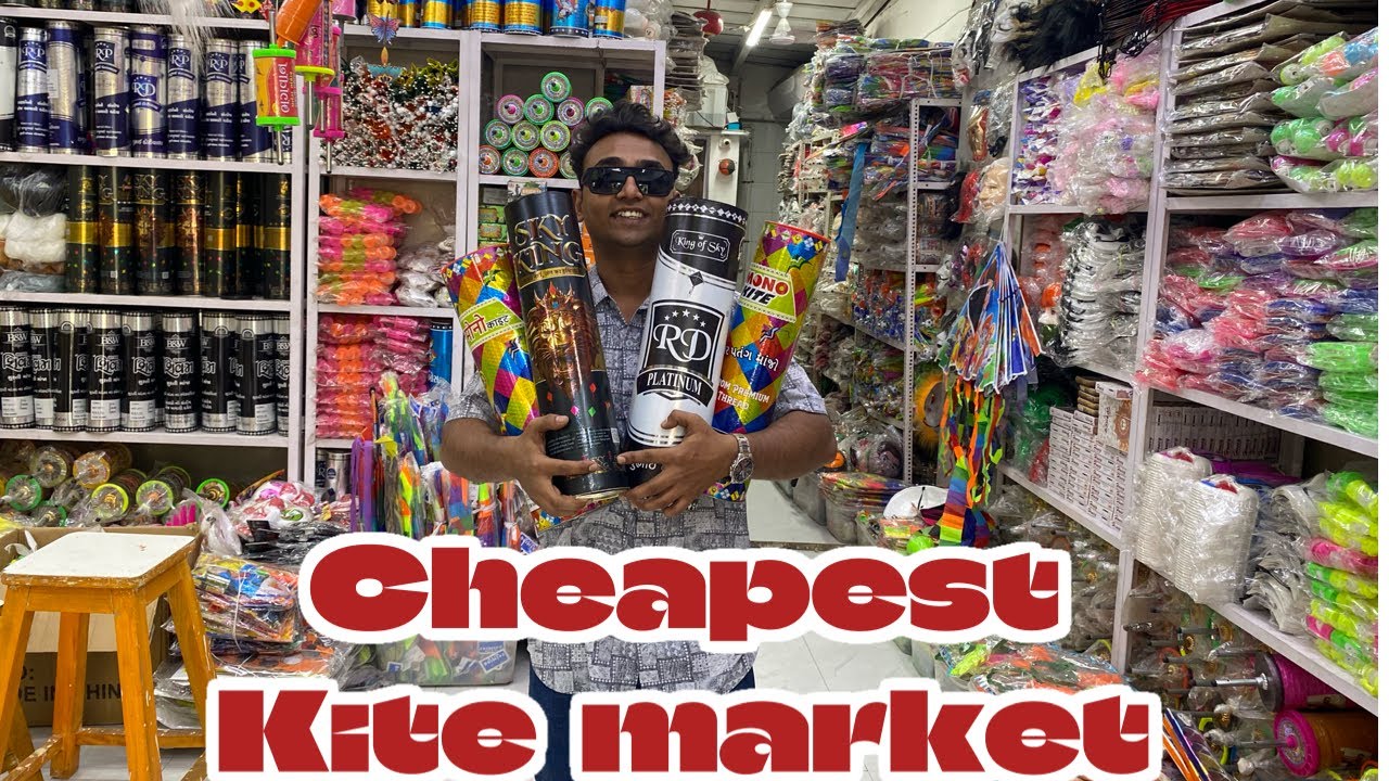 🪁Ahmedabad Kite&Manja Market 2026|Utrayan Accessories|Makar Sankranti2026|