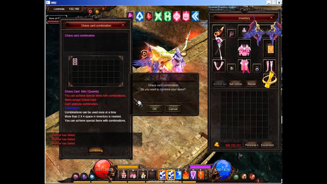 Mu Online Chaos Card Gold - Mini