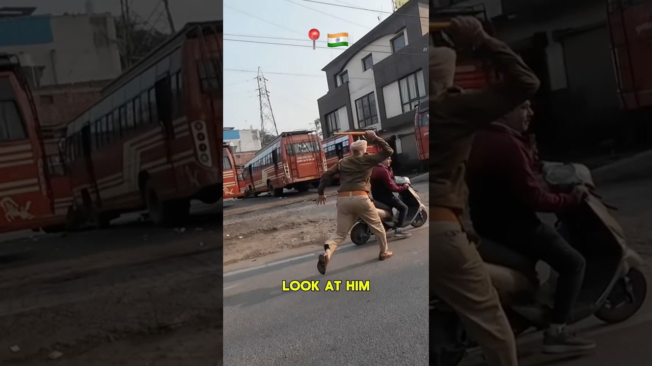 Жестокий индийский полицейский 🇮🇳 #путешествия #приключения #индия