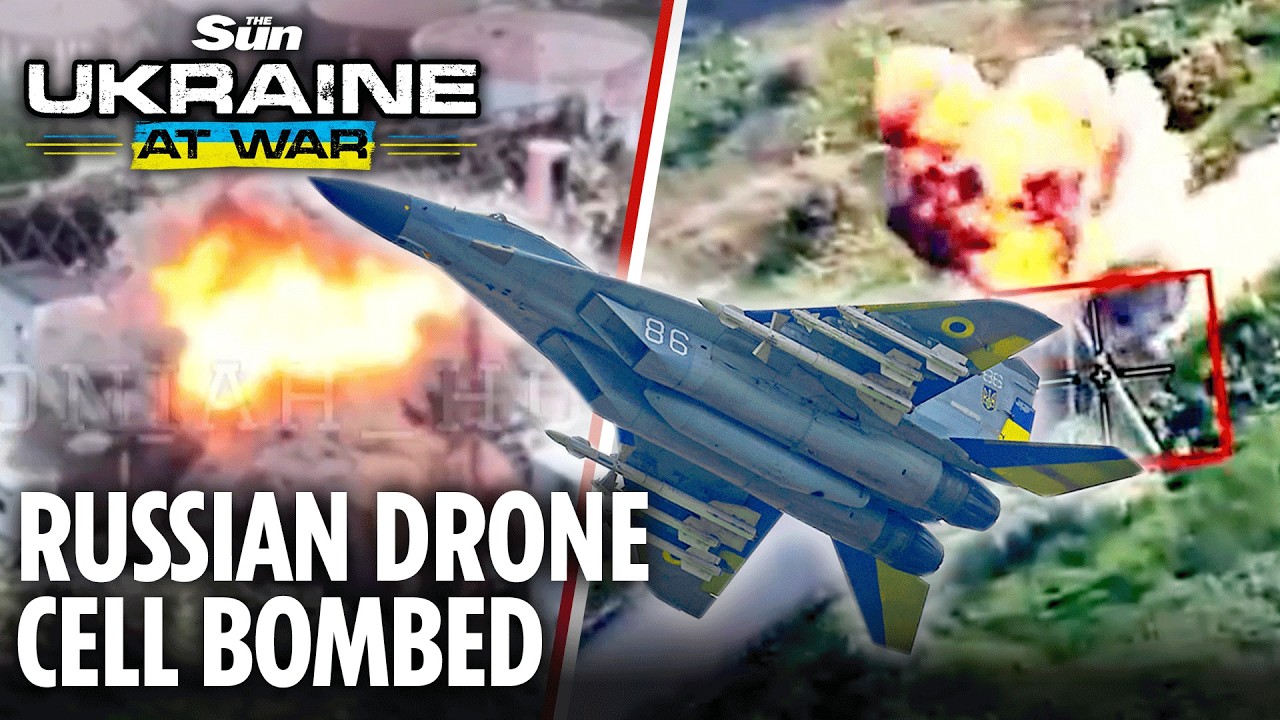 Putin's drone cell ripped to shreds as Ukraine drops French HAMMER bombs