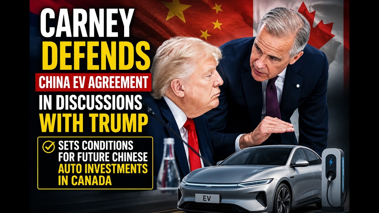 Carney Defends China EV Deal After Talks With Trump | Canada Sets New Investment Conditions