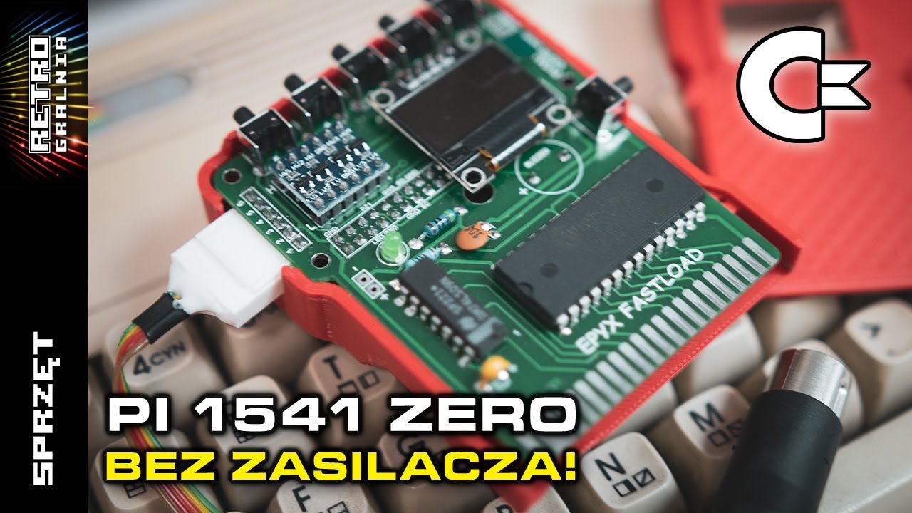 ⚙️ Genialny pomysł na połączenie  dwóch rozszerzeń - Pi1541 + Epyx Fastload (RG#391)
