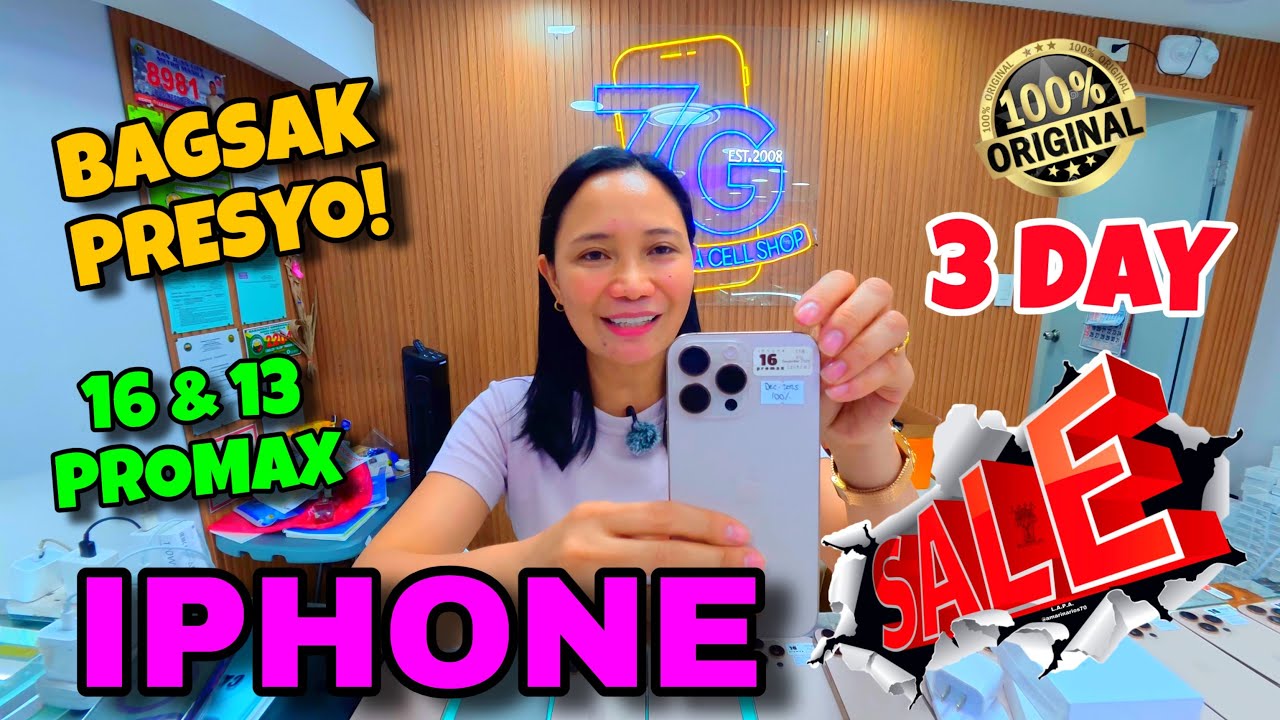 IPHONE 16 PROMAX &  IPHONE 13 SERIES 3 DAY SALE SA GREENHILLS | UNDER WARRANTY,GOOD BATTERY HEALTH