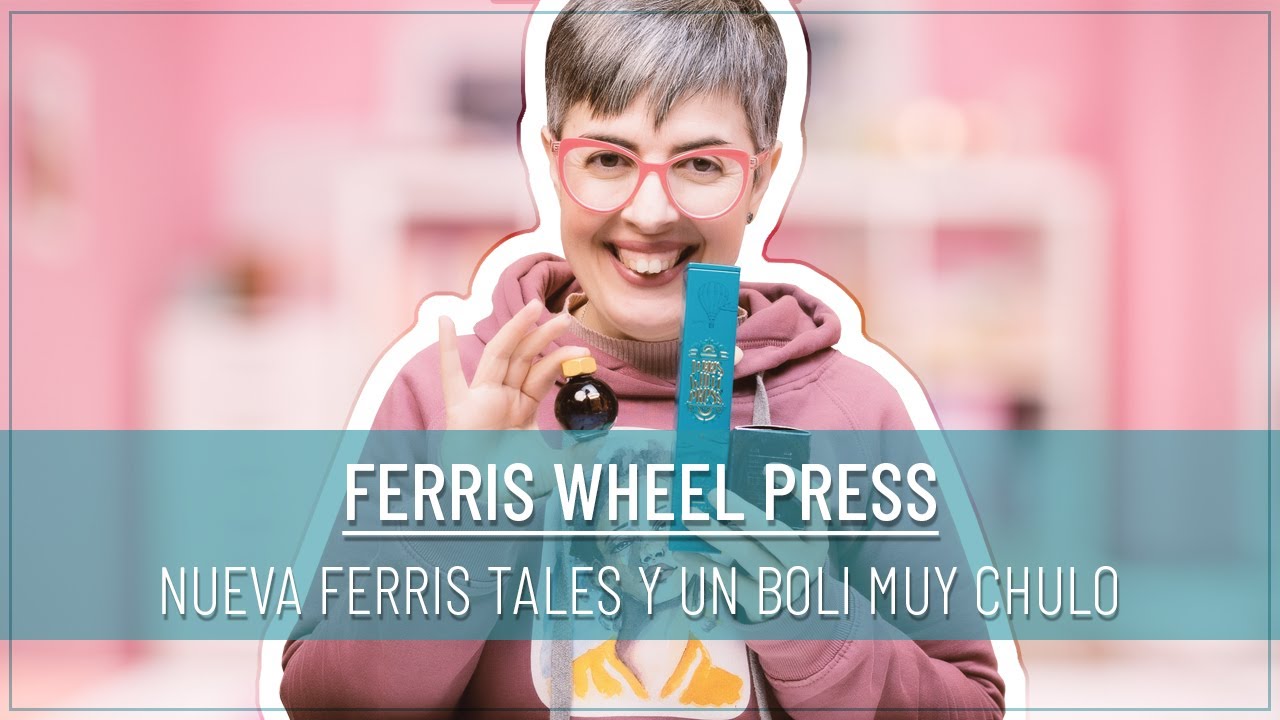 Probando una NUEVA TINTA DE PURPURINA | FERRIS WHEEL PRESS TEARS OF SAPPHIRE | #ferriswheelpress