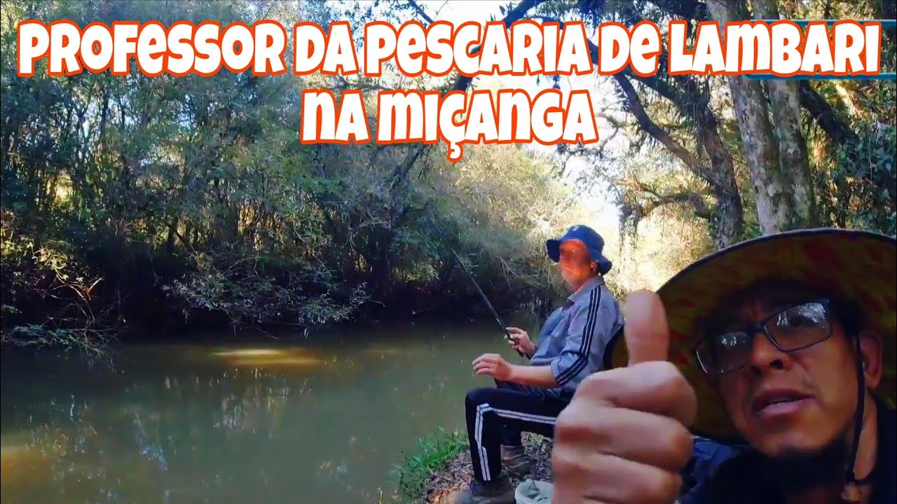 Pescaria de lambari na mi&ccedil;anga 😁 Rio miringuava  S&atilde;o Jos&eacute; dos Pinhais 🇧🇷