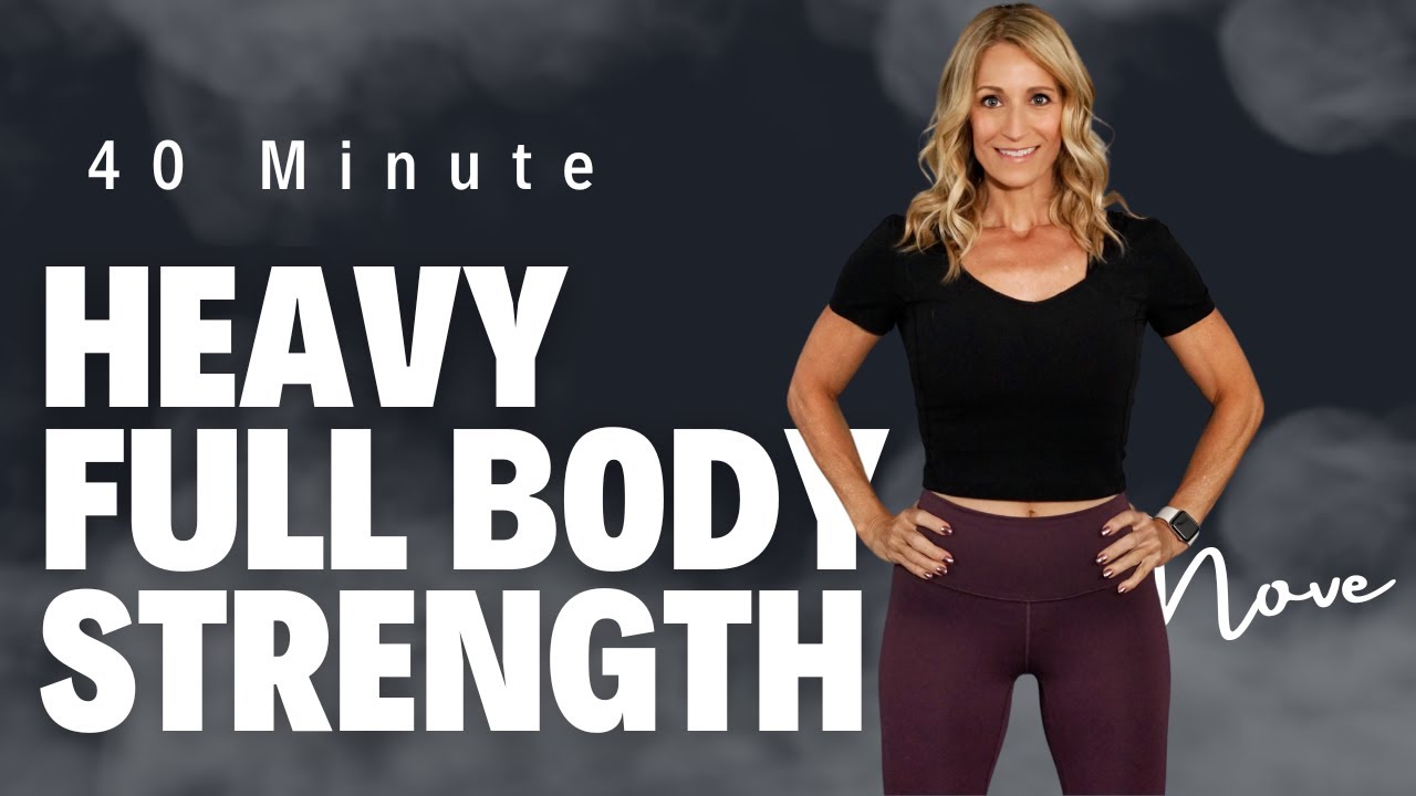 40 Minute Heavy Full Body Strength Workout | Rep Range Workout
