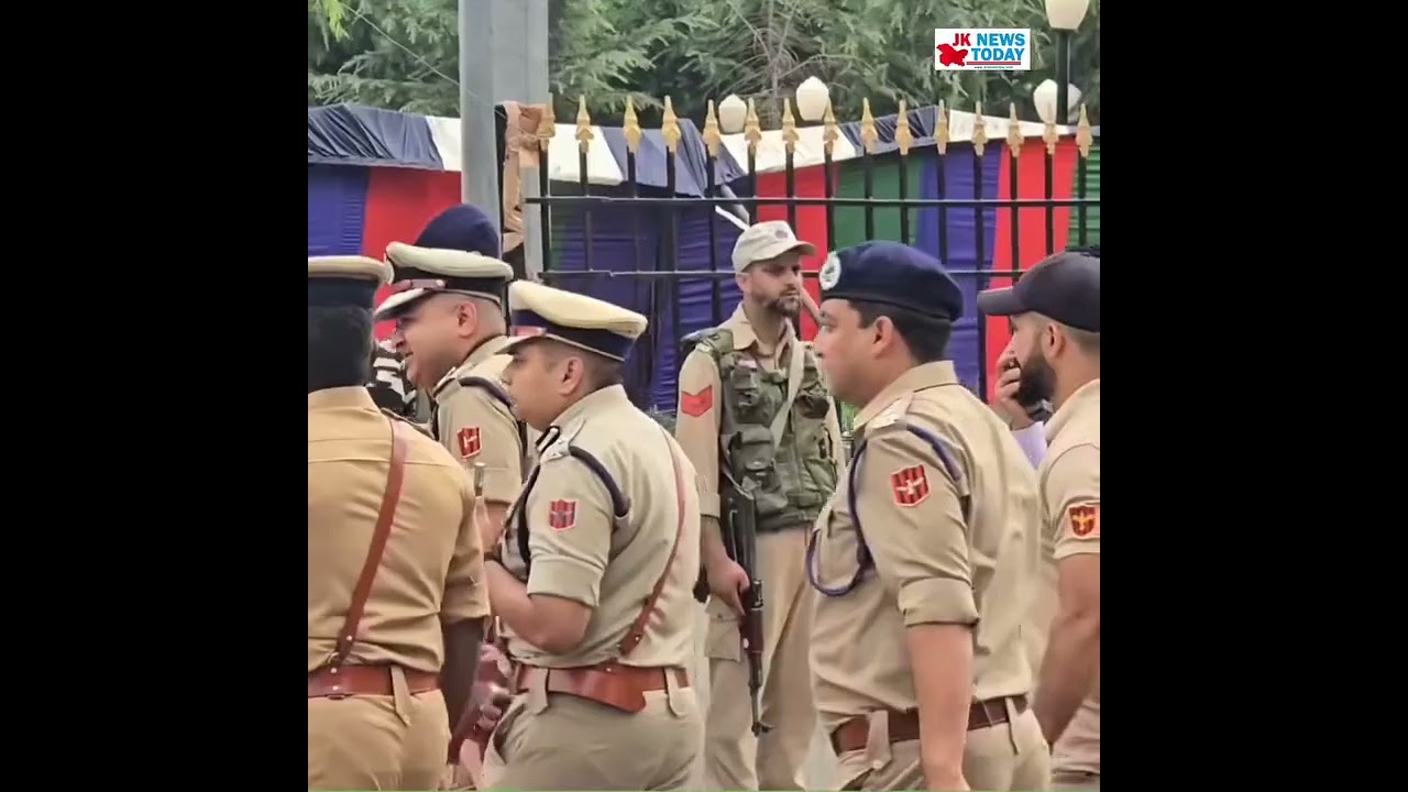 Jammu kashmir police chief Nalin Prabhat reached Balidan Stambh Srinagar | JK News Today