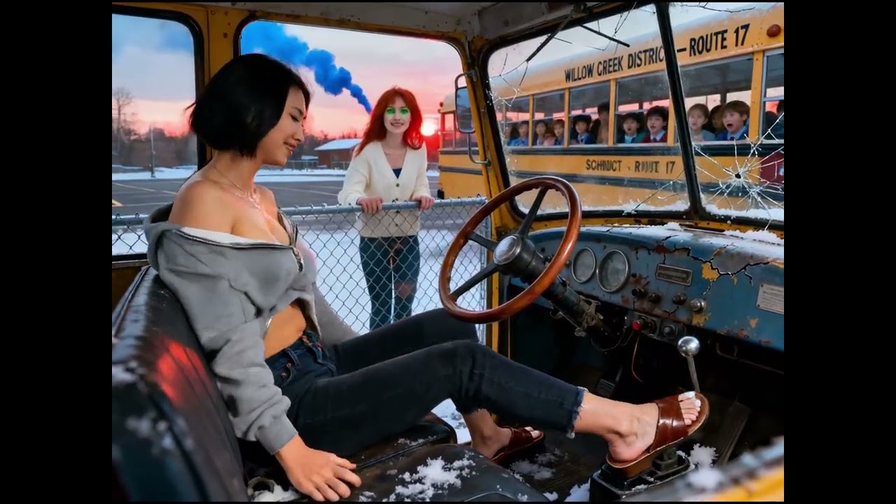Mei Trying to Start Betsy After School In Front of Clara