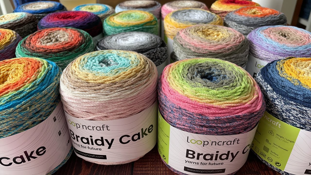 Material para tejer bolsos, cojines, alfombras y accesorios - Braidy Cake