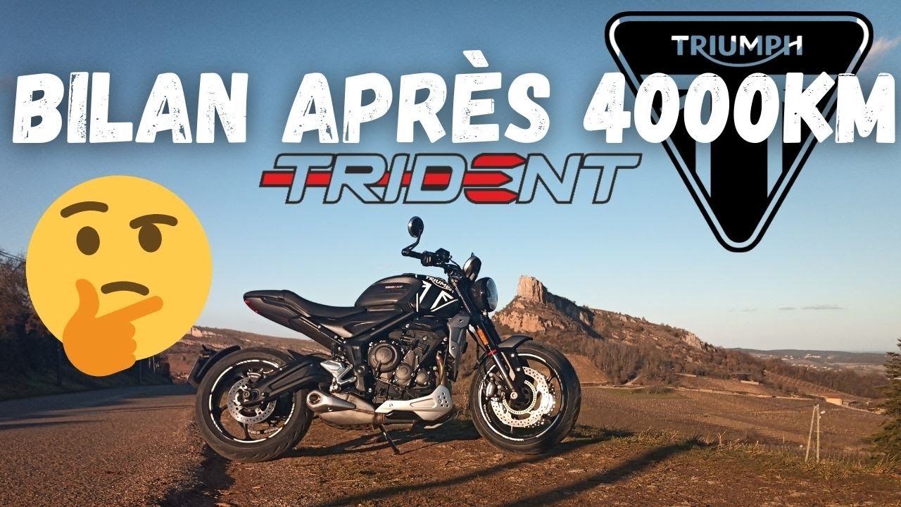 Triumph trident bilan 4000 KM😃 #triumphtrident #permisA2 #triumphtrident660 #instaonex2 #mavicmini