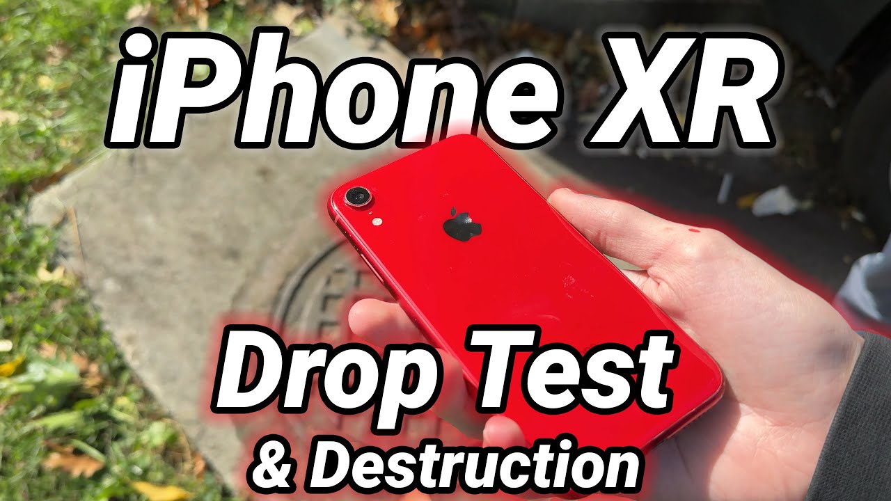 iPhone XR Drop Test & Destruction