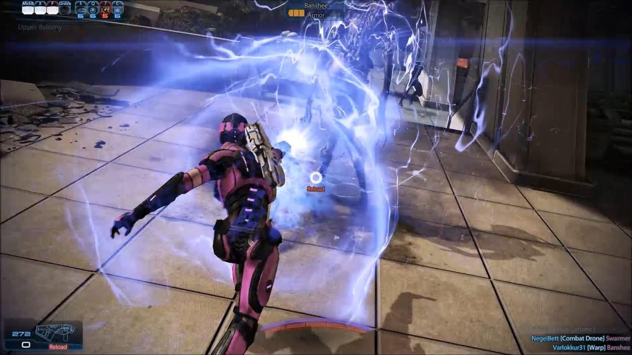 Mass Effect 3 Multiplayer Human Female Adept PC Platinum Gameplay