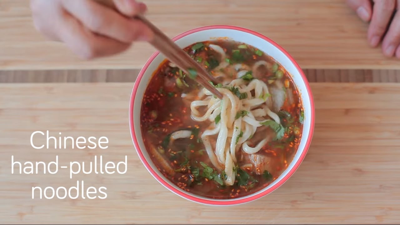 Chinese hand pulled noodles | Video recipe
