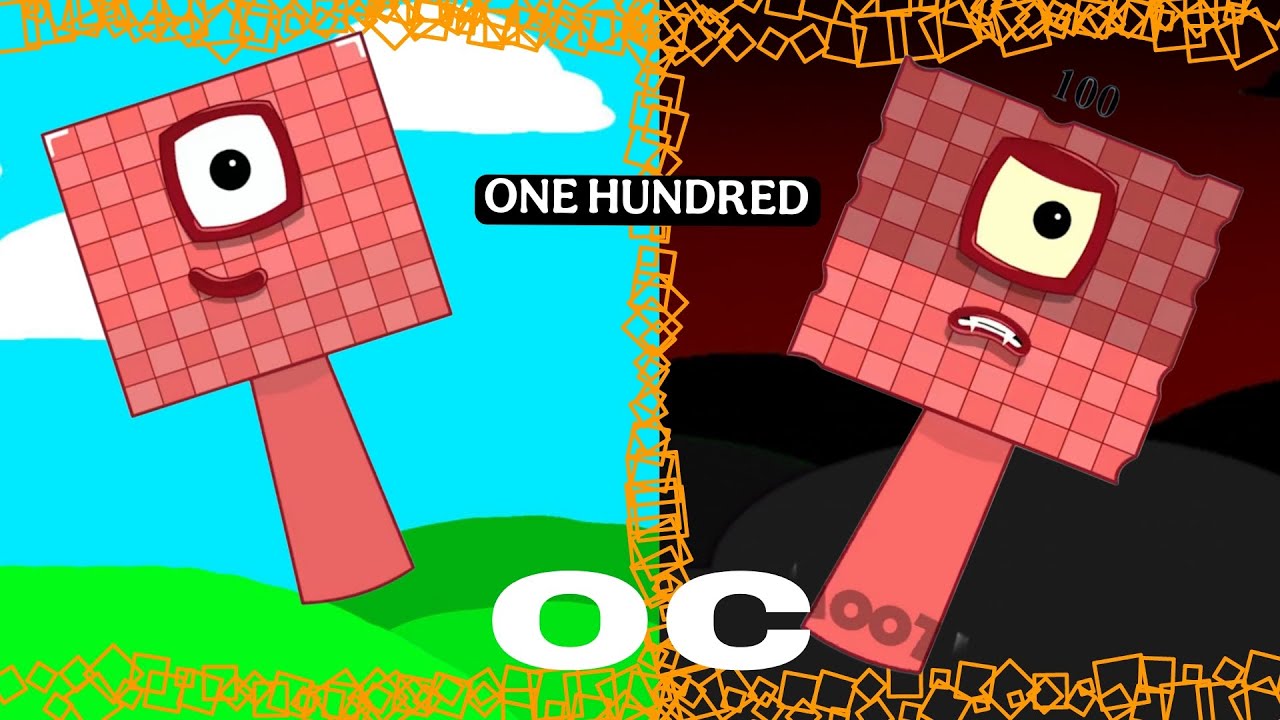 My Sprunki OC: ONE HUNDRED(From NumberBlocks)