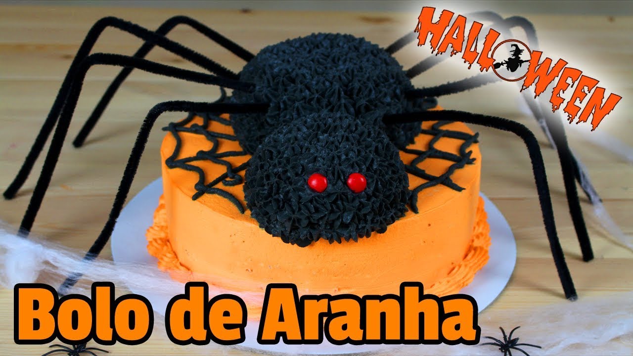 Especial Halloween | Como Fazer Bolo de Aranha p/ o Halloween ( Dia das Bruxas)| Cakepedia
