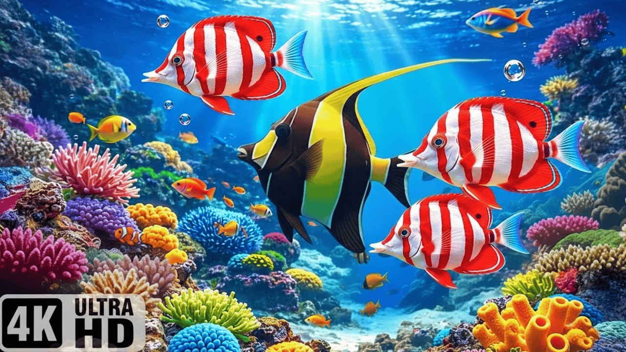 The Best 4K Aquarium - Explore the Stunning World of Sea Jellyfish & Beautiful Coral Reef Fish #2
