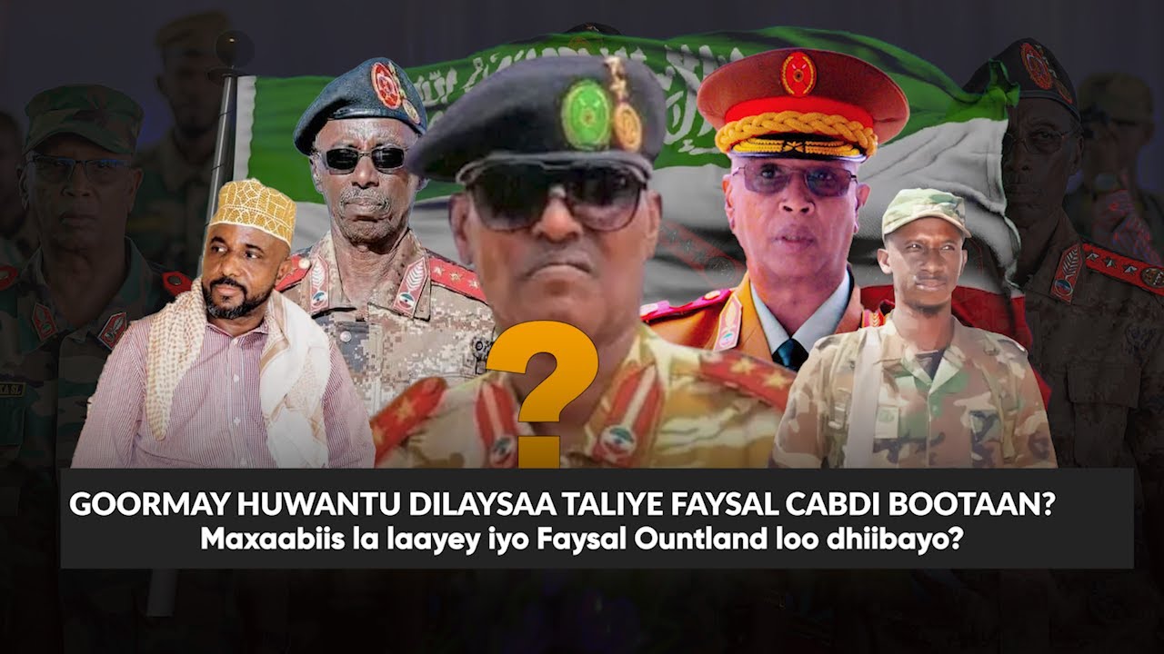 Xog Dilka Taliye Faysal Cabdi bootaan oo huwanta Qorshay nayso? Hubka Cusub ee Somaliland heshay?