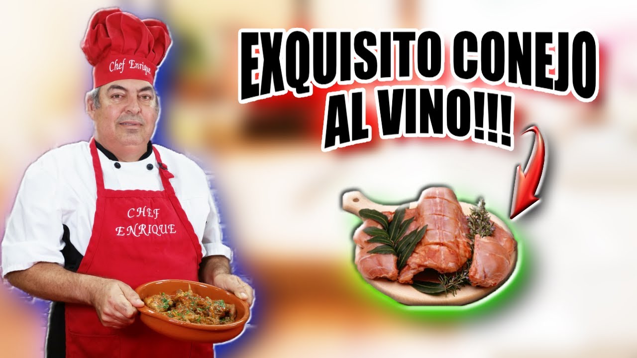 CONEJO AL VINO AL ESTILO DEL CHEF ENRIQUE!!!