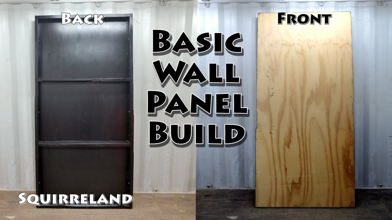 How I Built a Basic Wall Panel Build For A Haunted House - Squirreland