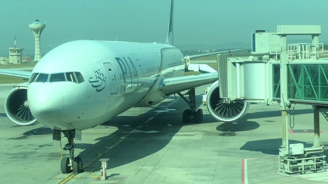 Pia flight Home from  Islamabad to London