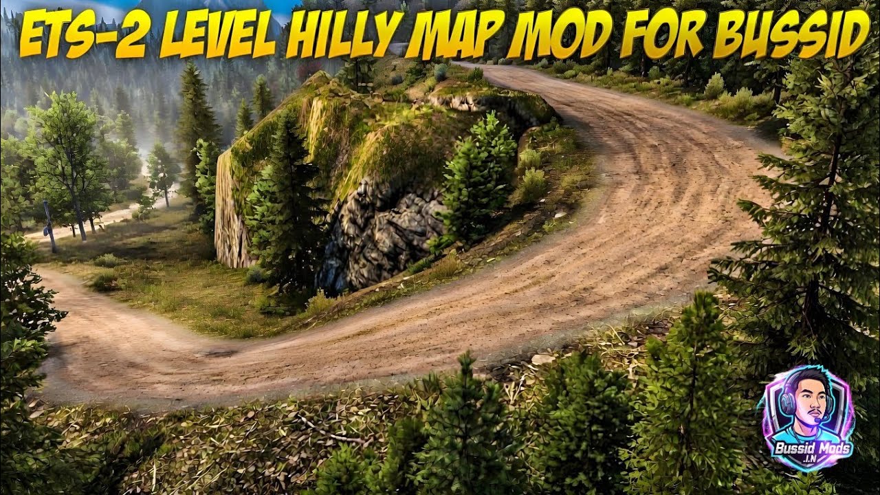 Hilly Offroad Map Mod For Bussid || Bussid Mods .I.N