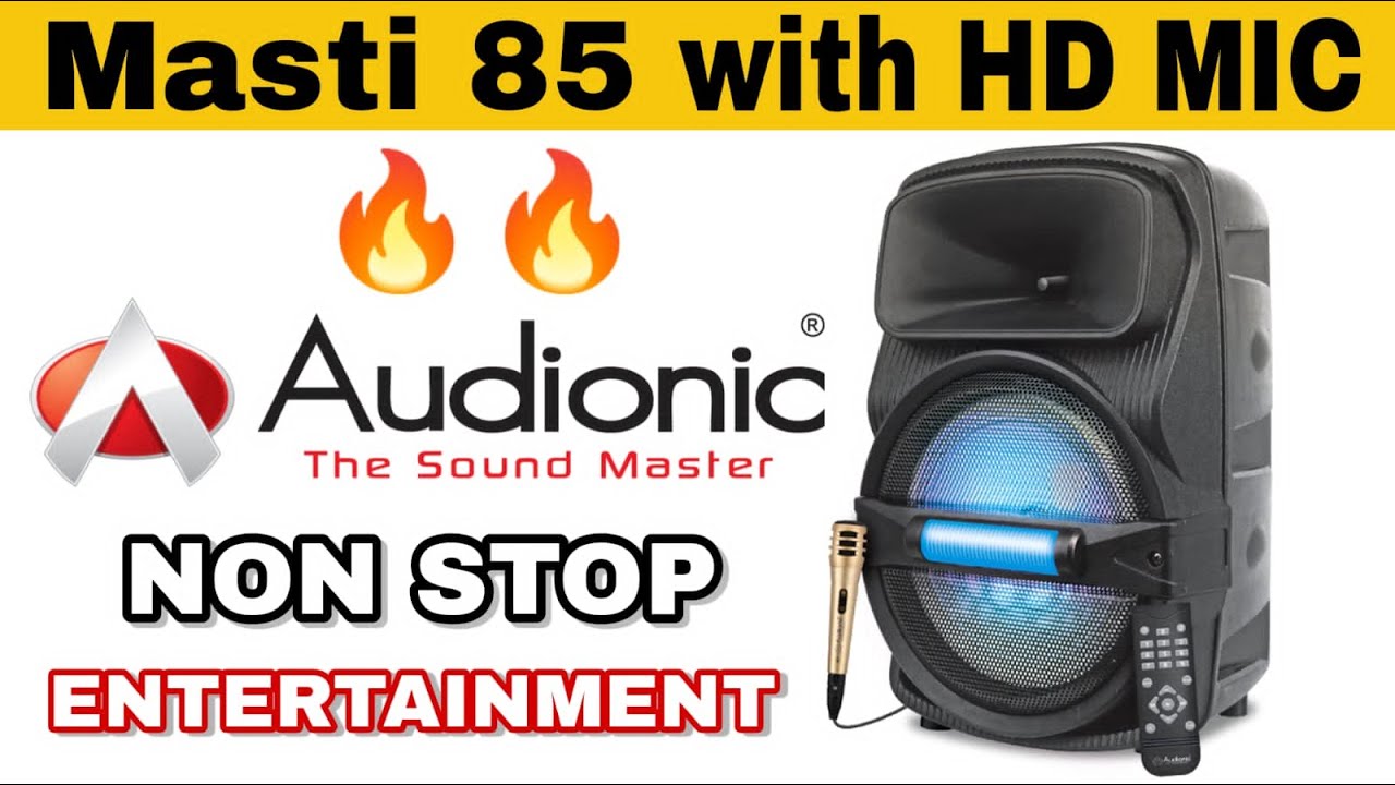 Audionic Classic Masti 85 || Portable Speaker Review 2022