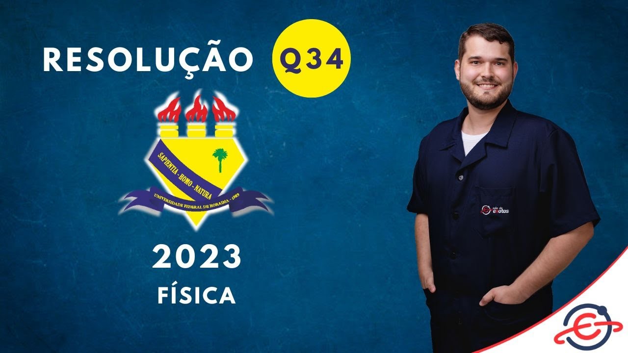 UFRR 2023 - Física - Q. 34 | Considere duas partículas eletricamente carreg | Profº Italo Malinowski