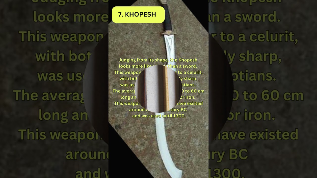 Top 10 Most Deadly Traditional Weapons in History#Shorts