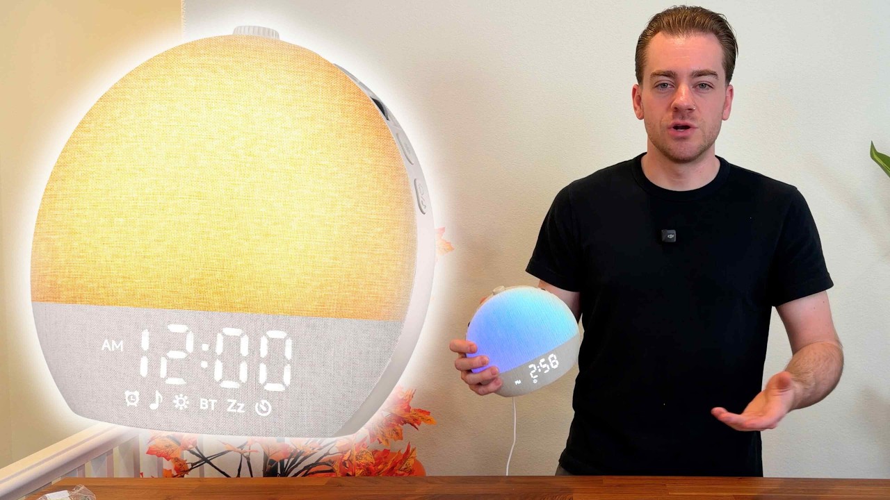 Обзор будильника Sunrise Alarm Clock с функцией создания белого шума | Для улучшения сна и мягког...