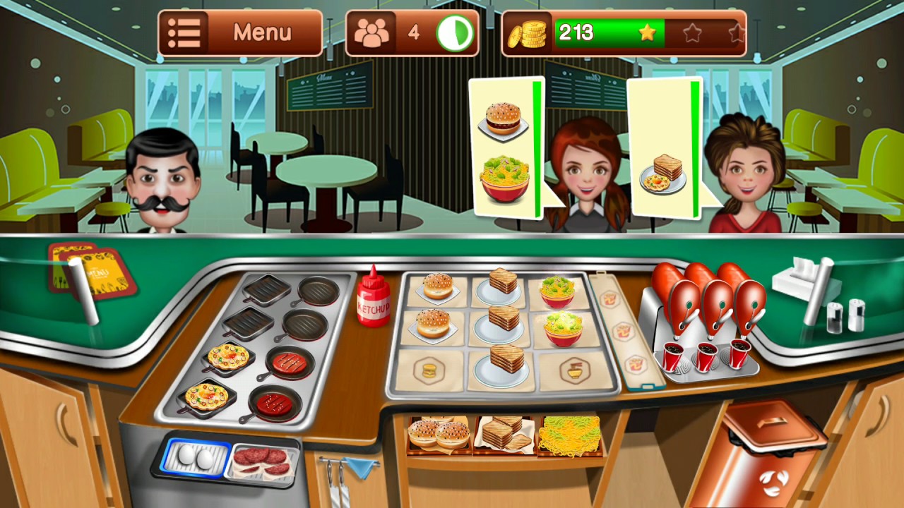 Cooking Fest &ndash; Fast-food Restaurant Gameplay
