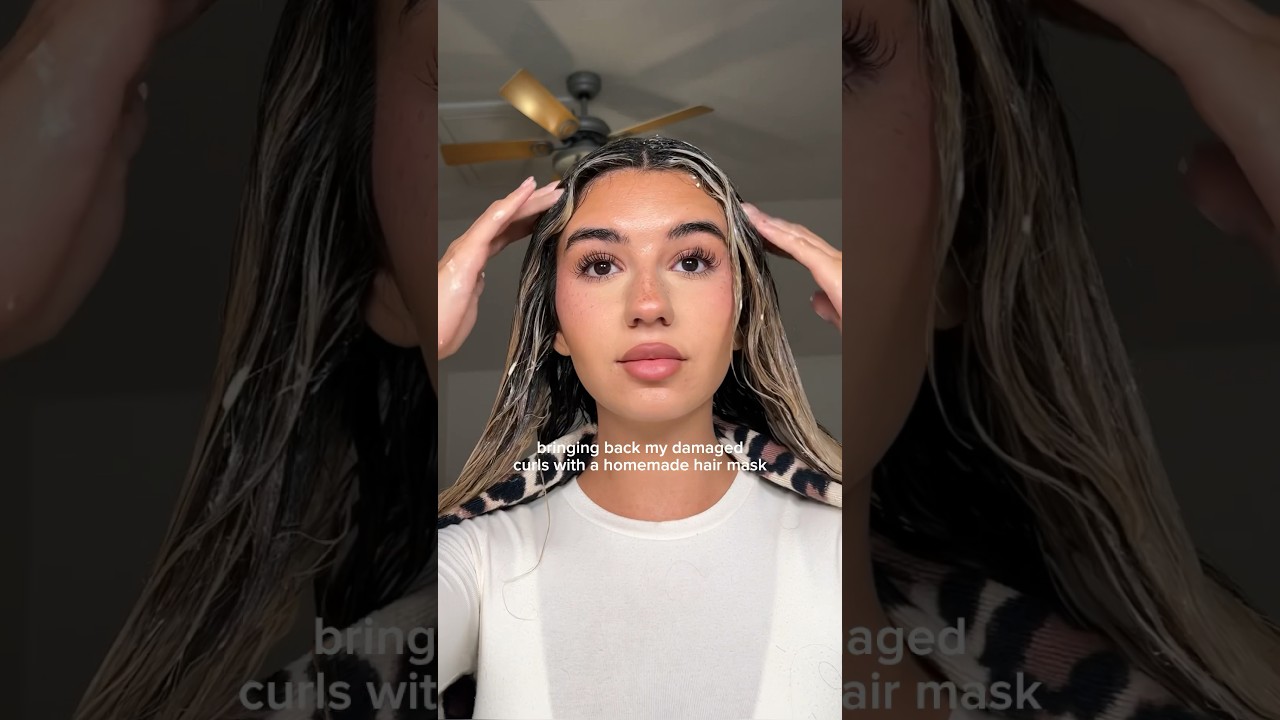 this egg mask helped bring back my curly hair