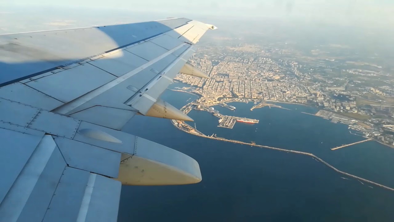 Bari - Tirana, takeoff & landing with Boeing 737 & Queen...Enjoy!
