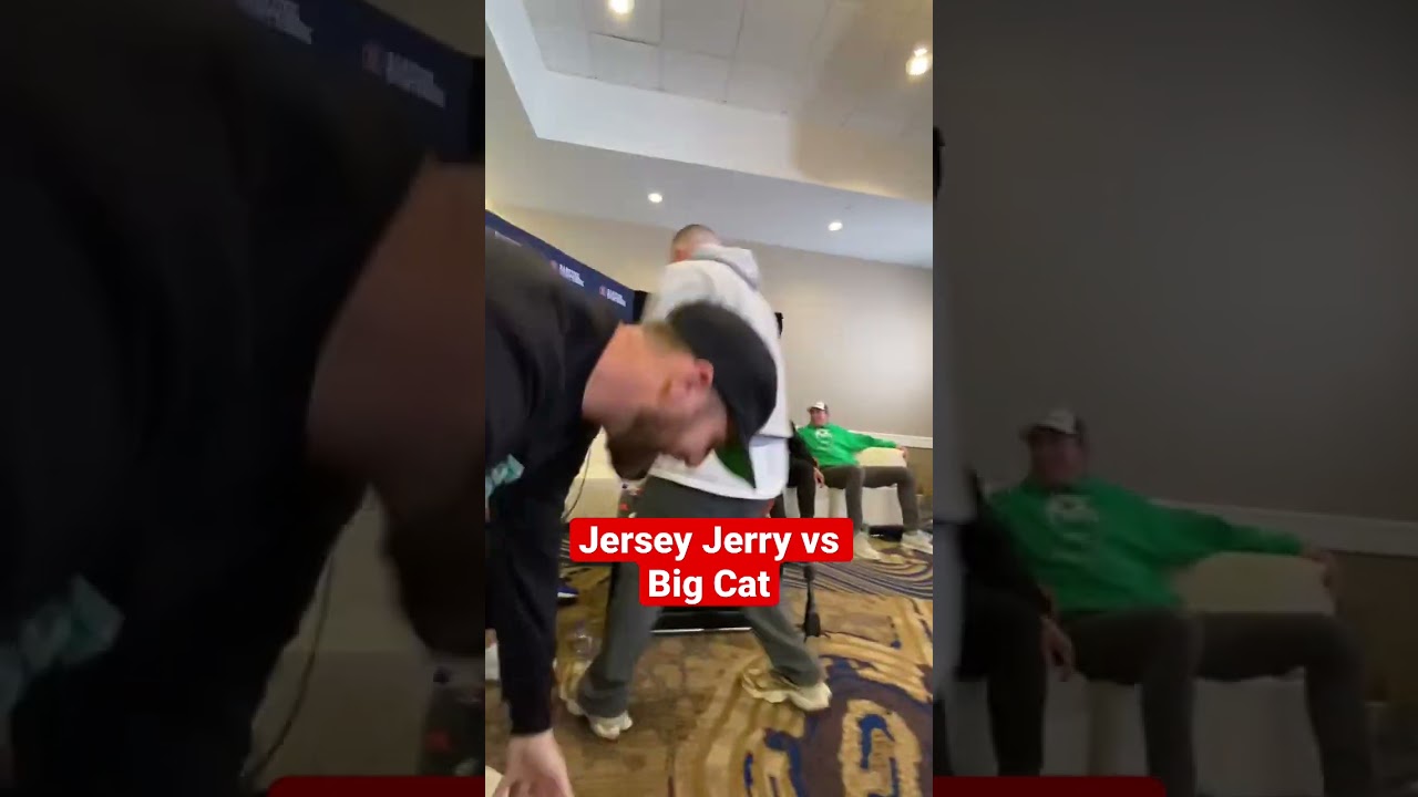 Jersey Jerry Gets Fired Up During March Madness